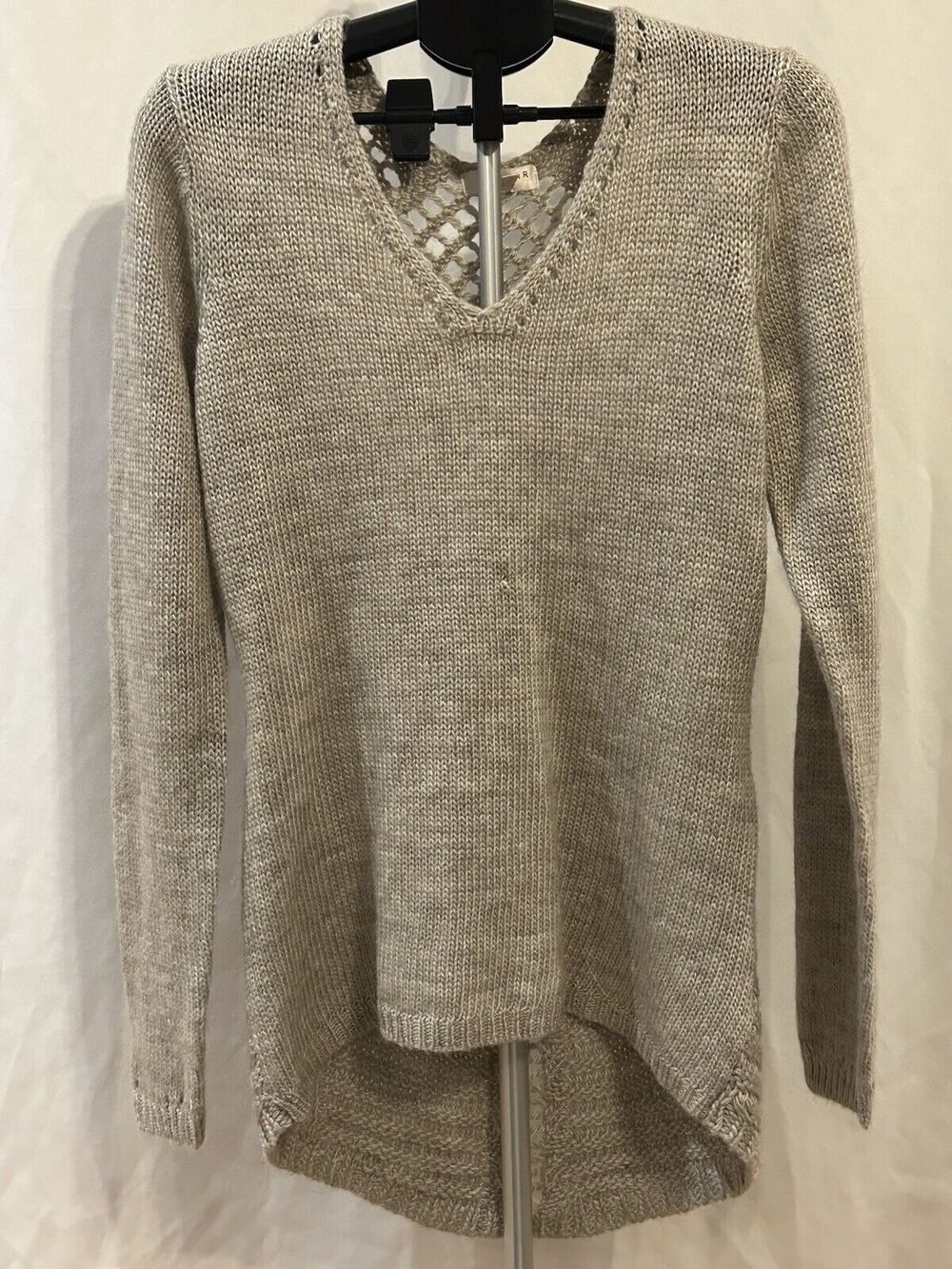 Kenar Tan Crochet Sweater Women's size XL
